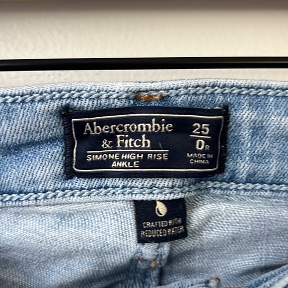 Abercrombie & Fitch Size 0 Simone high rise ankle jeans - Picture 6 of 6